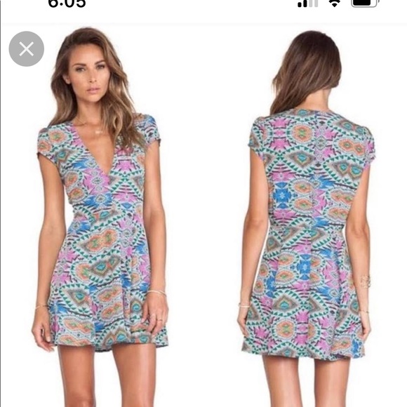 Lovers + Friends Dresses & Skirts - Lovers + Friends Cassidy Dress in Mosaic Print small
